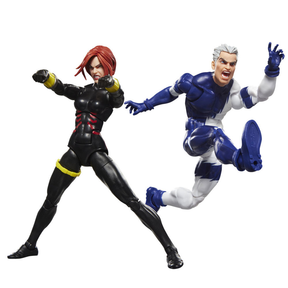 Avengers Marvel Legends Pack de 2 Figuras Black Widow & Quicksilver 15 cm