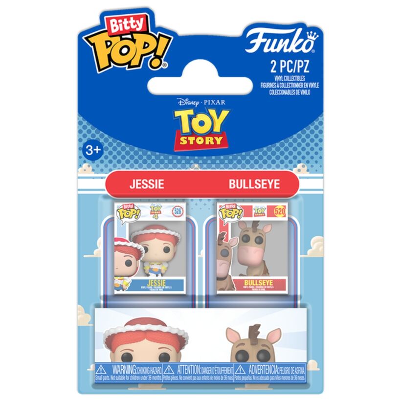 Toy Story Bitty POP! Vinyl Figuras Jessie & Bullseye 2 cm