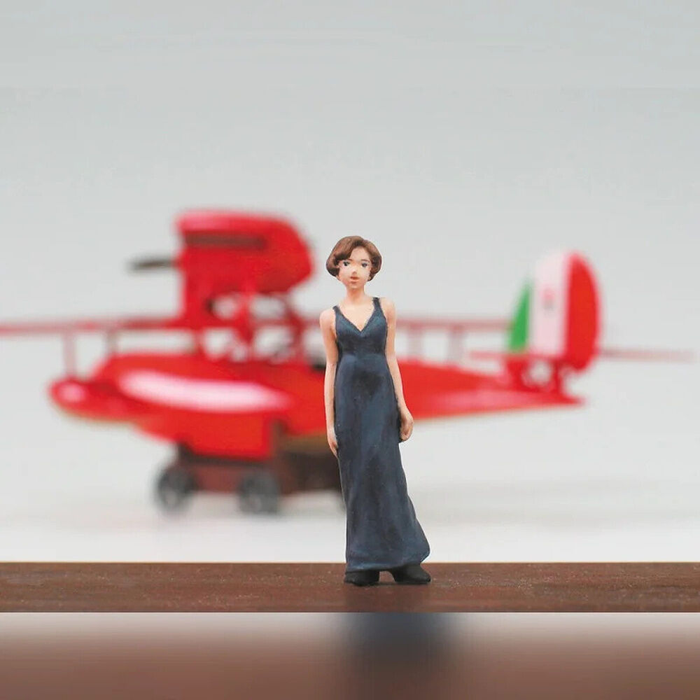 Porco Rosso Kit de modelo con figura 1/48 Savoia S.21F Versión 2 & Gina