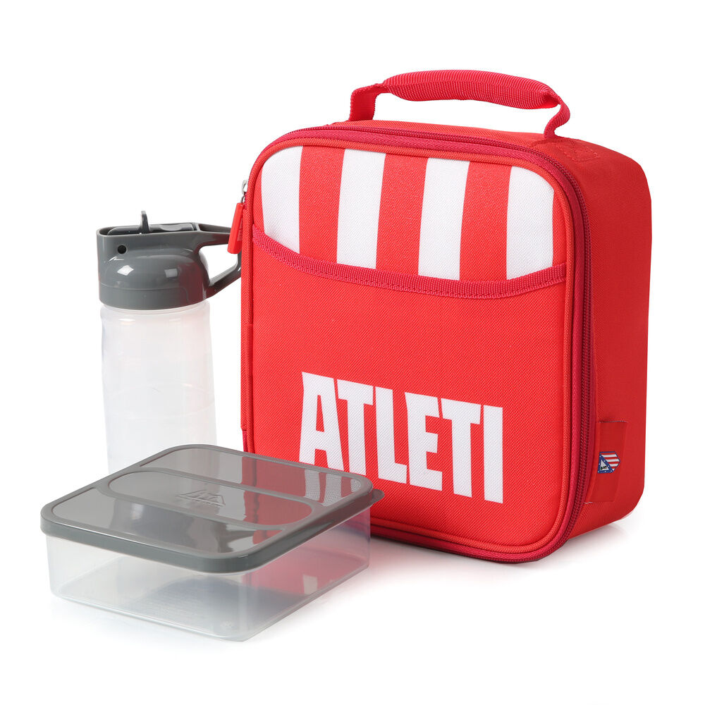 Bolsa porta alimentos termica + botella + tupper Atletico de Madrid Frikytopia
