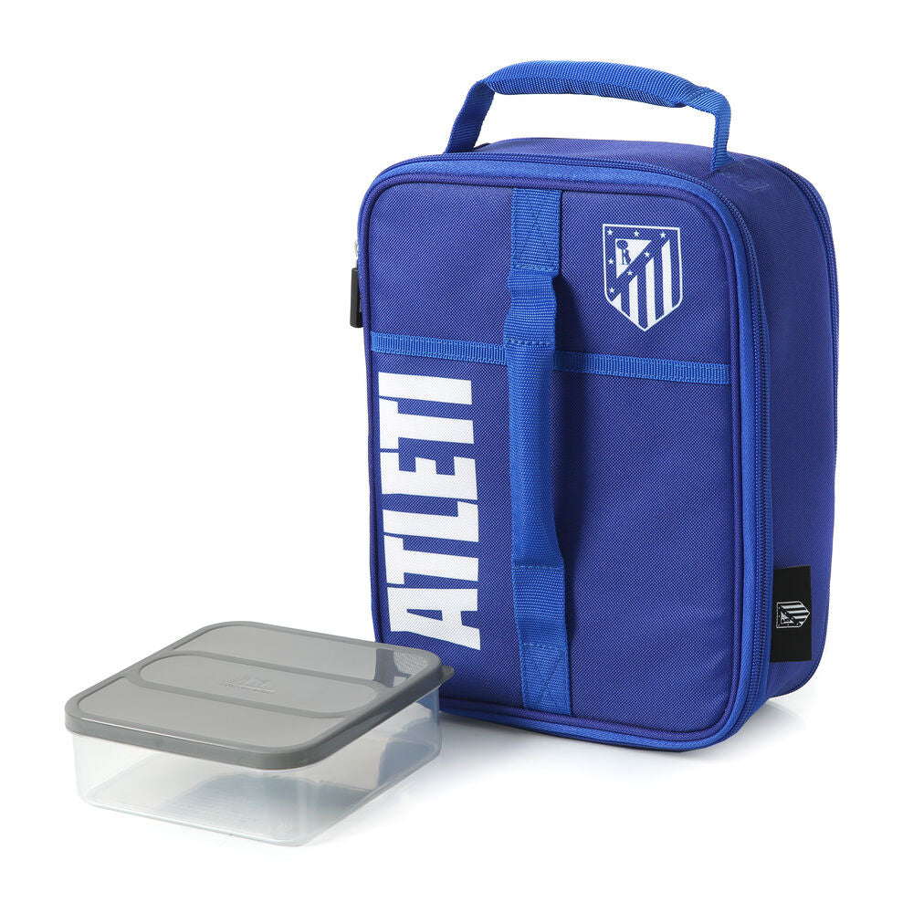Bolsa porta alimentos termica + tupper Atletico de Madrid Frikytopia