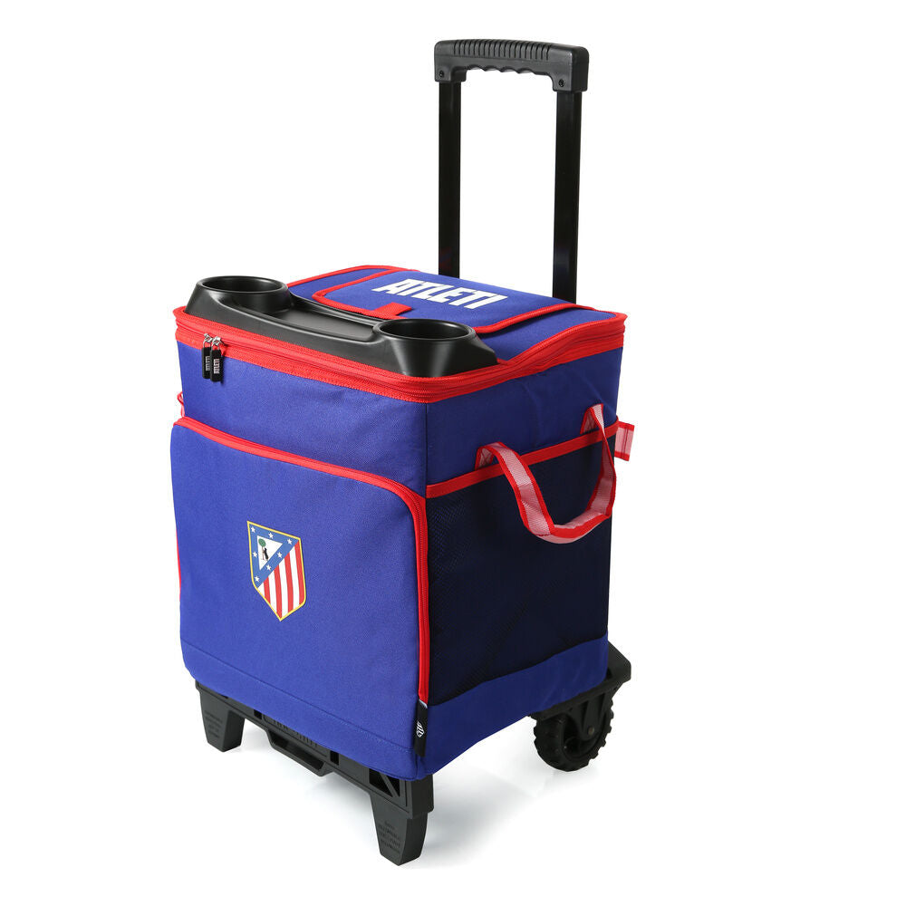Bolsa porta alimentos carrito y ruedas Atletico de Madrid Frikytopia