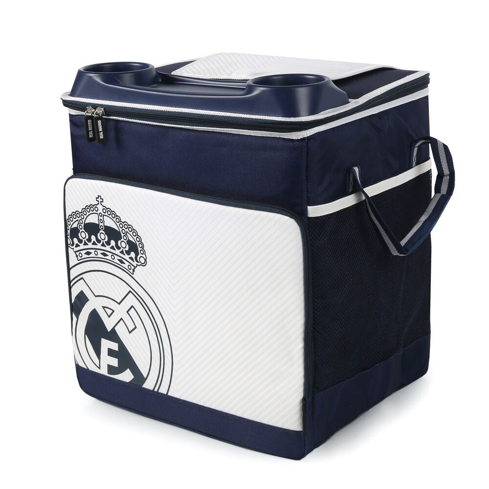 Bolsa porta alimentos carrito y ruedas Real Madrid