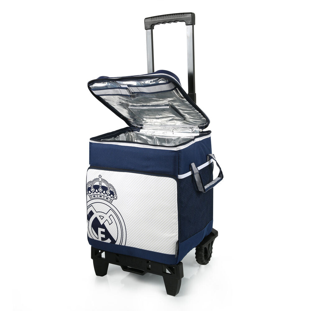 Bolsa porta alimentos carrito y ruedas Real Madrid
