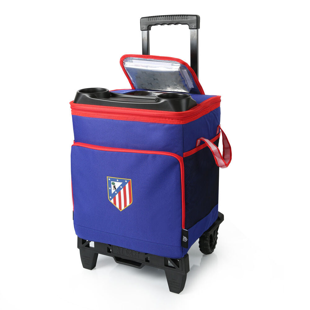 Bolsa porta alimentos carrito y ruedas Atletico de Madrid