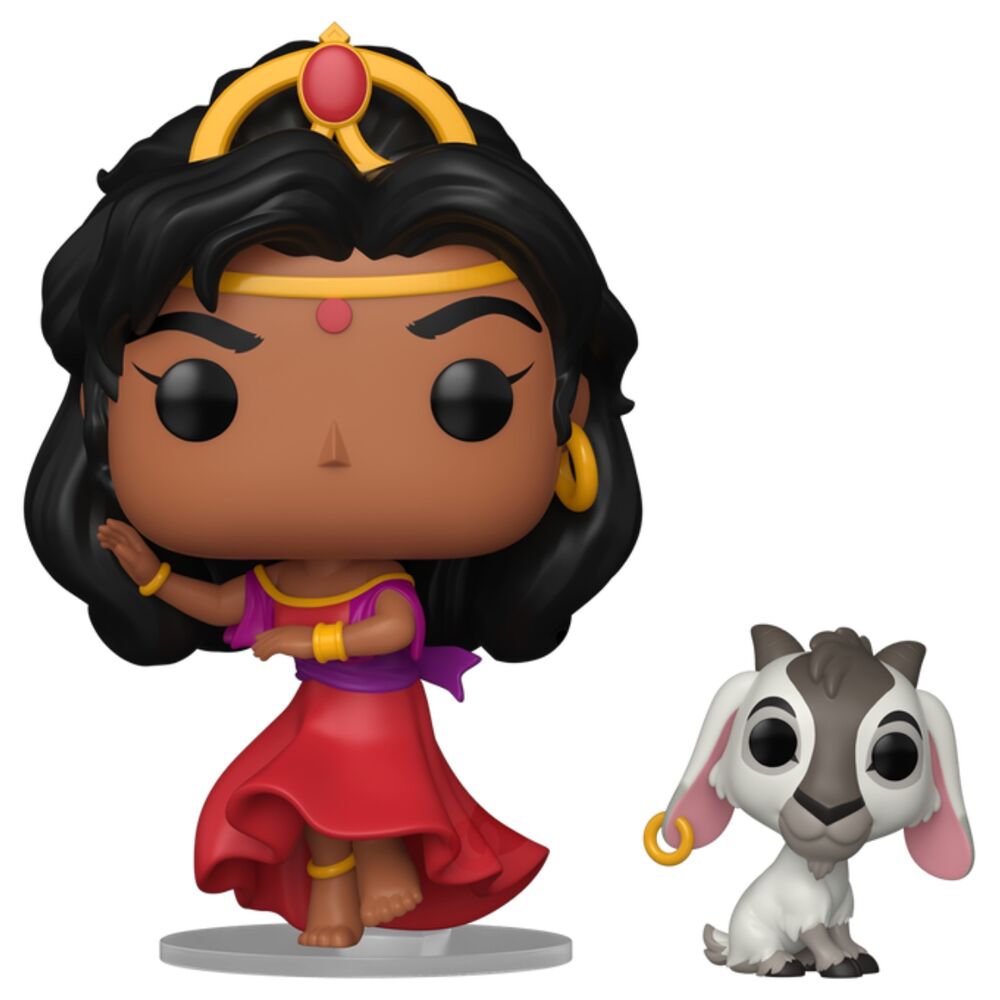 Figura POP Disney El Jorobado de Notre Dame Esmeralda & Djali Frikytopia