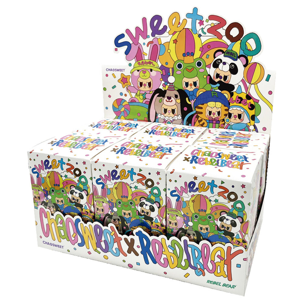 Rebel Bears figuras peluche Blind Box Sweet Zoo 10 cm Surtido (6)