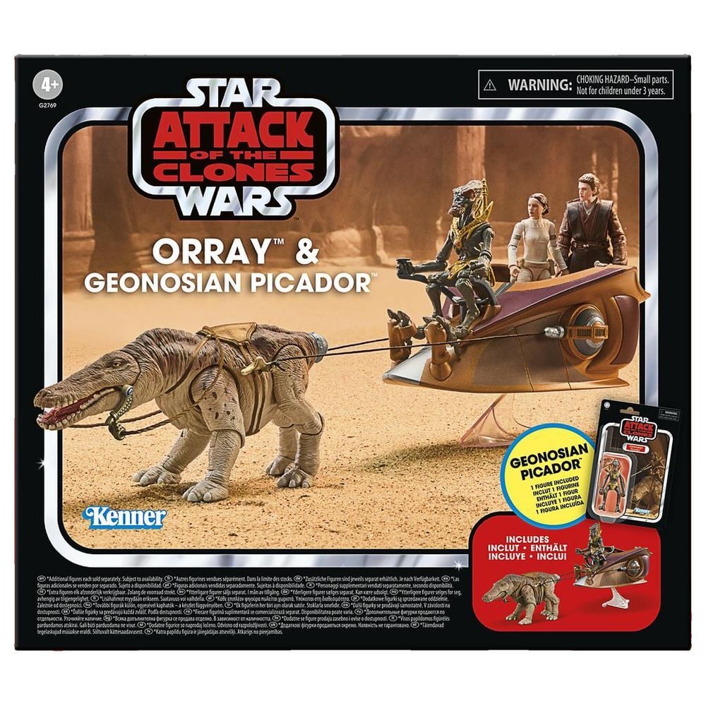 Figura hasbro star wars attack of the clones geonosian picador