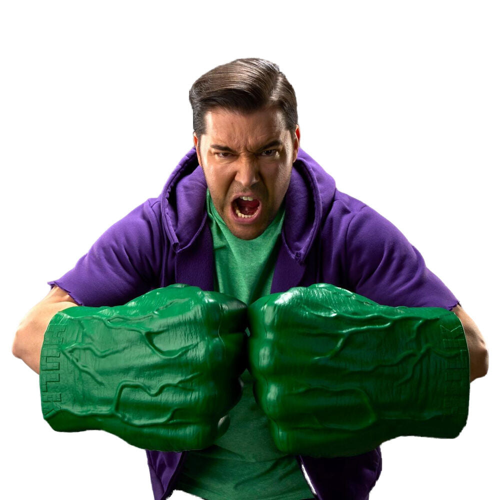 Replica hasbro marvel legends the incredible hulk puños electronicos 30.5cm