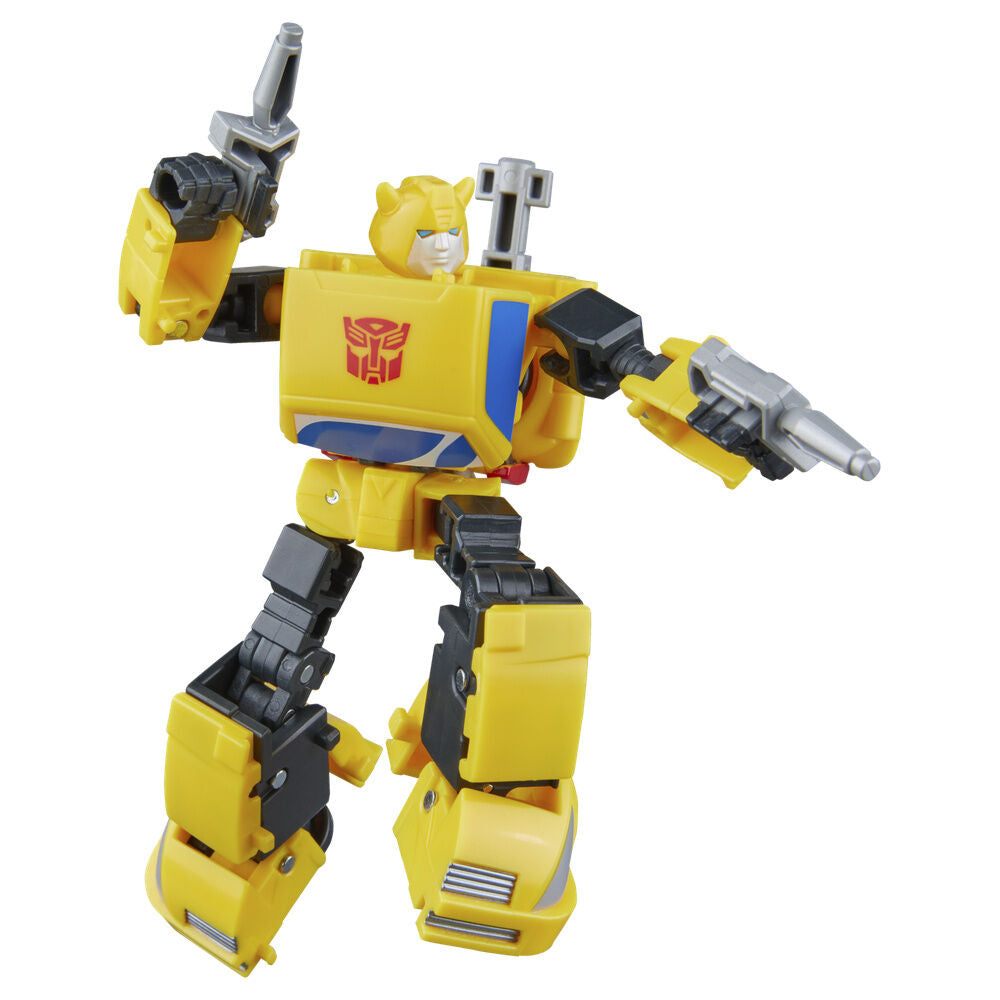 Figura articulada bumblebee clase deluxe transformers devastatión -  studio series 10 -5cm hasbro