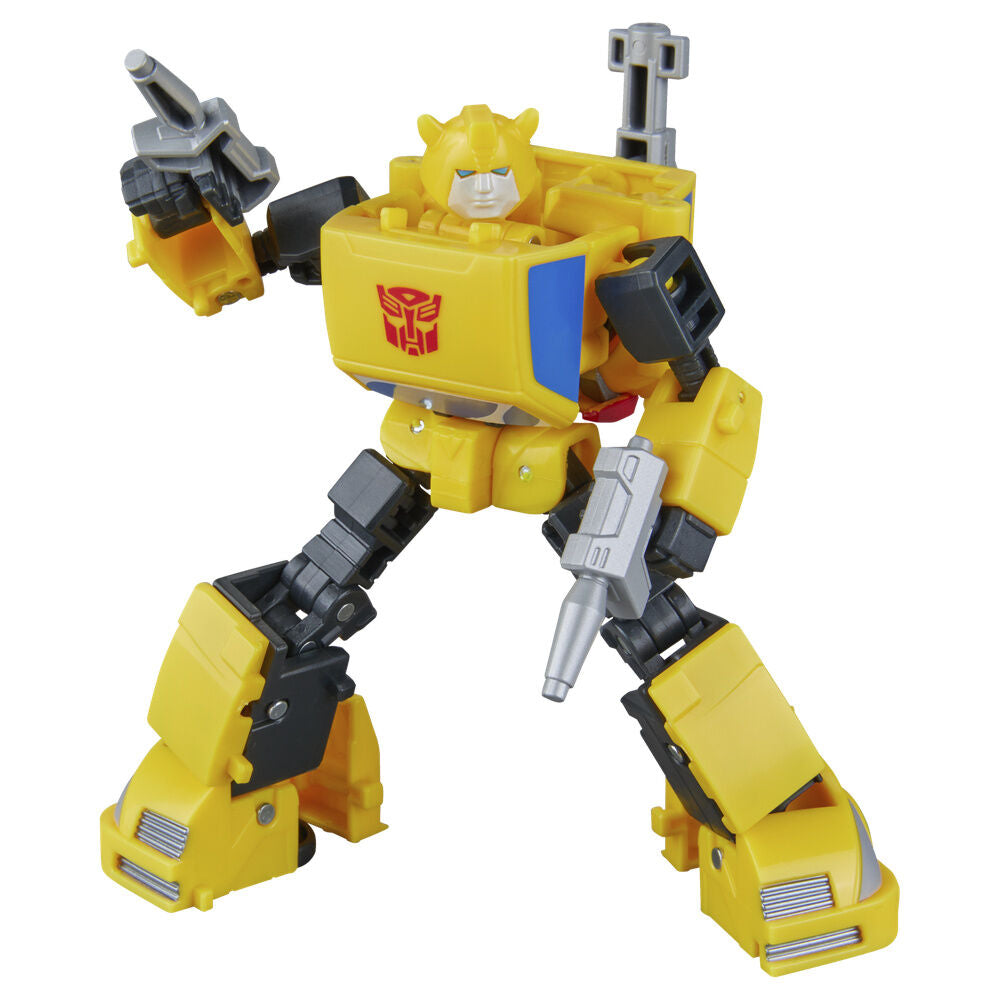 Figura articulada bumblebee clase deluxe transformers devastatión -  studio series 10 -5cm hasbro