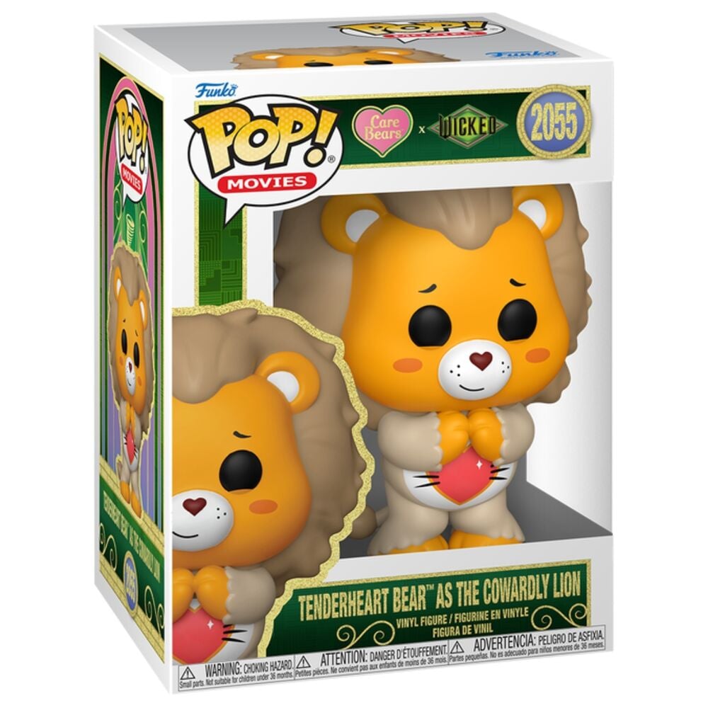 Wicked x Osos amorosos Figura POP! Vinyl Tenderheart Bear as the Cowardly Lion 9 cm