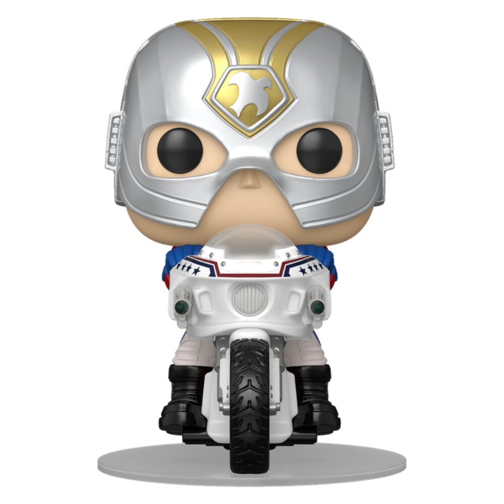 Figura POP Rides Peacemaker - Peacemaker on Peacecycle Frikytopia