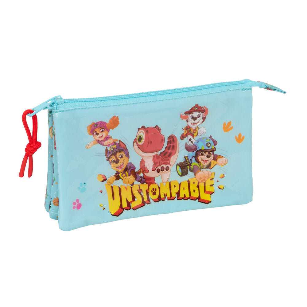 Portatodo Dino Rescue Patrulla Canina Paw Patrol triple Frikytopia