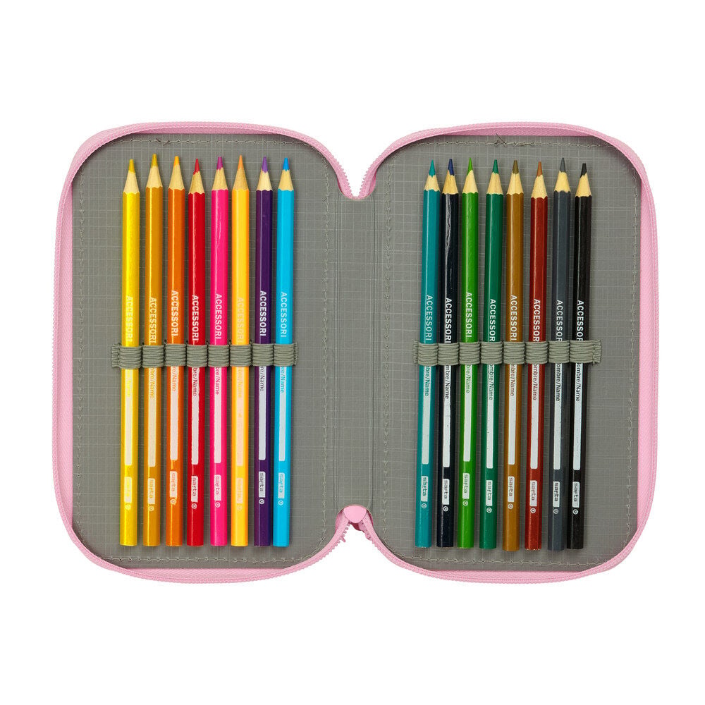 Plumier Hello Kitty & Friends triple 37pzs