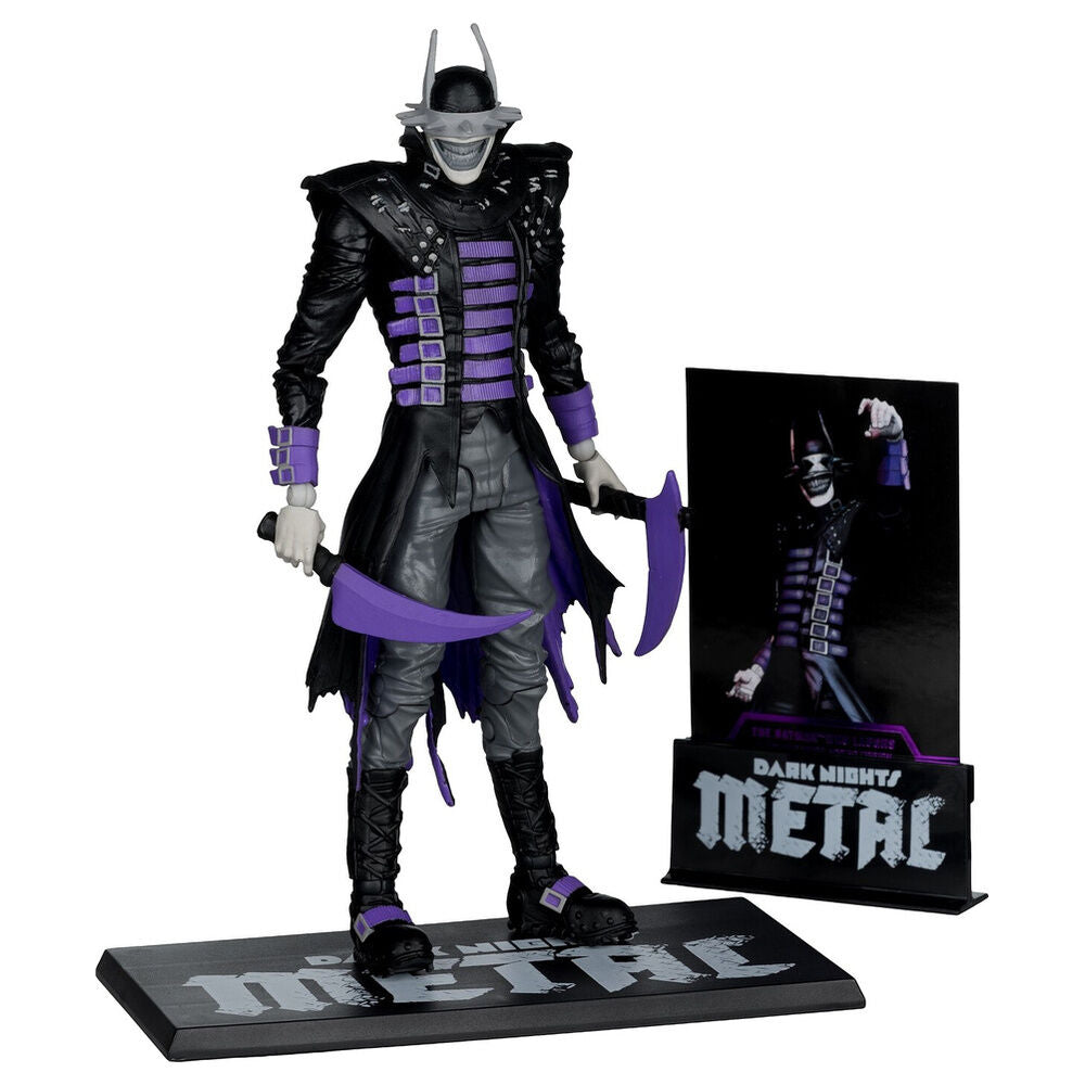 DC Multiverse Figura The Batman Who Laughs (B&W with accent) (Gold Label) 18 cm