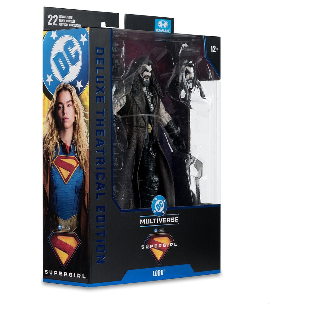 DC THEAT DLX 7IN  SUPERGIRL MOVIE 2026 LOBO ACTION Figura