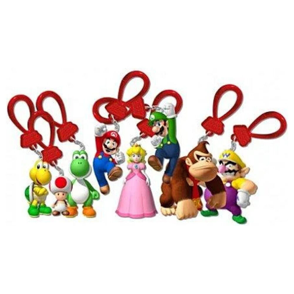 Super Mario Colgantes para maletas Mystery Bags Exspositor (24)