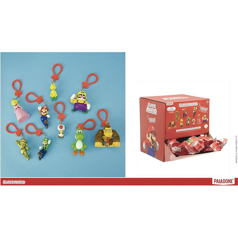 Super Mario Colgantes para maletas Mystery Bags Exspositor (24)