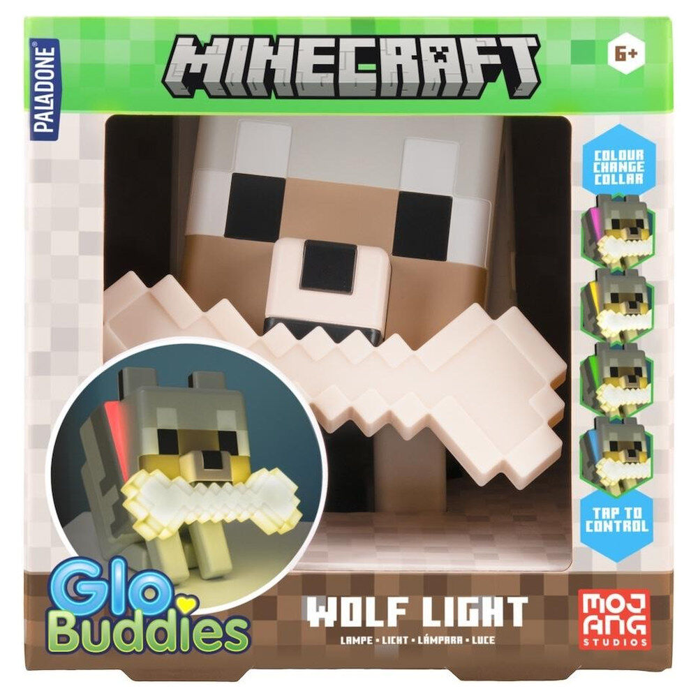 Lampara Wolf GloBuddies Minecraft