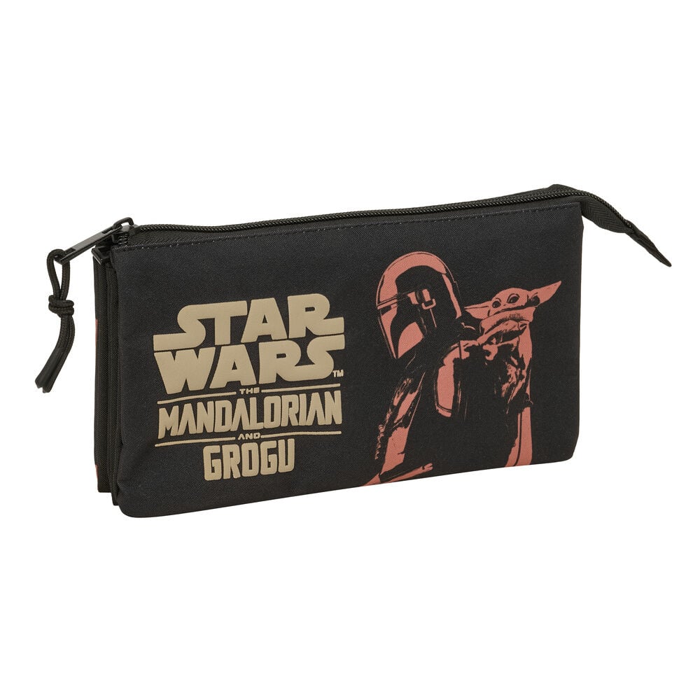 Portatodo Mandalorian & Grogu Star Wars triple Frikytopia