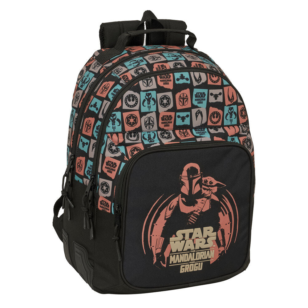 Mochila Mandalorian & Grogu Star Wars 42cm adaptable Frikytopia