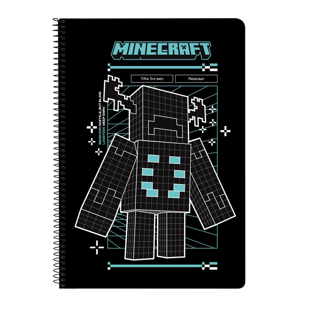Cuaderno A4 Screen Minecraft surtido Frikytopia