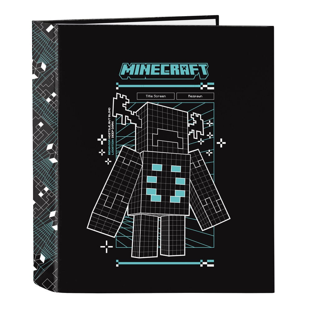 Carpeta A4 anillas Screen Minecraft Frikytopia