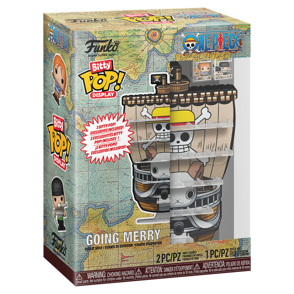 One Piece Bitty POP! Display Vinyl Figuras Going Merry