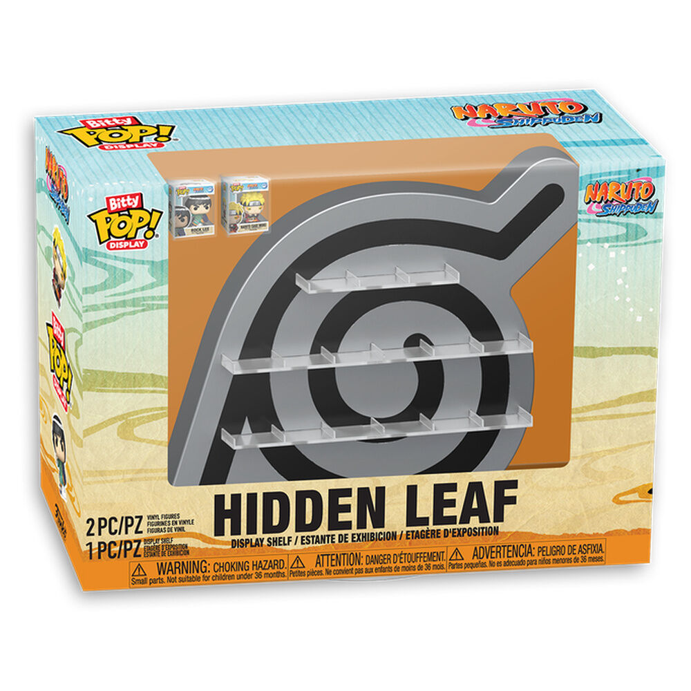 Naruto Bitty POP! Display Vinyl Figuras Hidden Leaf