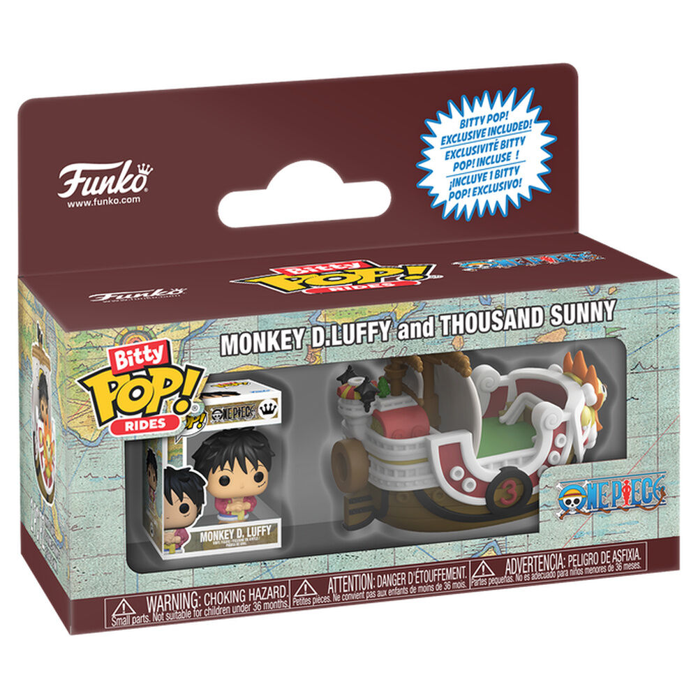 Figura Bitty POP Ride One Pice Monkey D.Luffy and Thousand Sunny Frikytopia