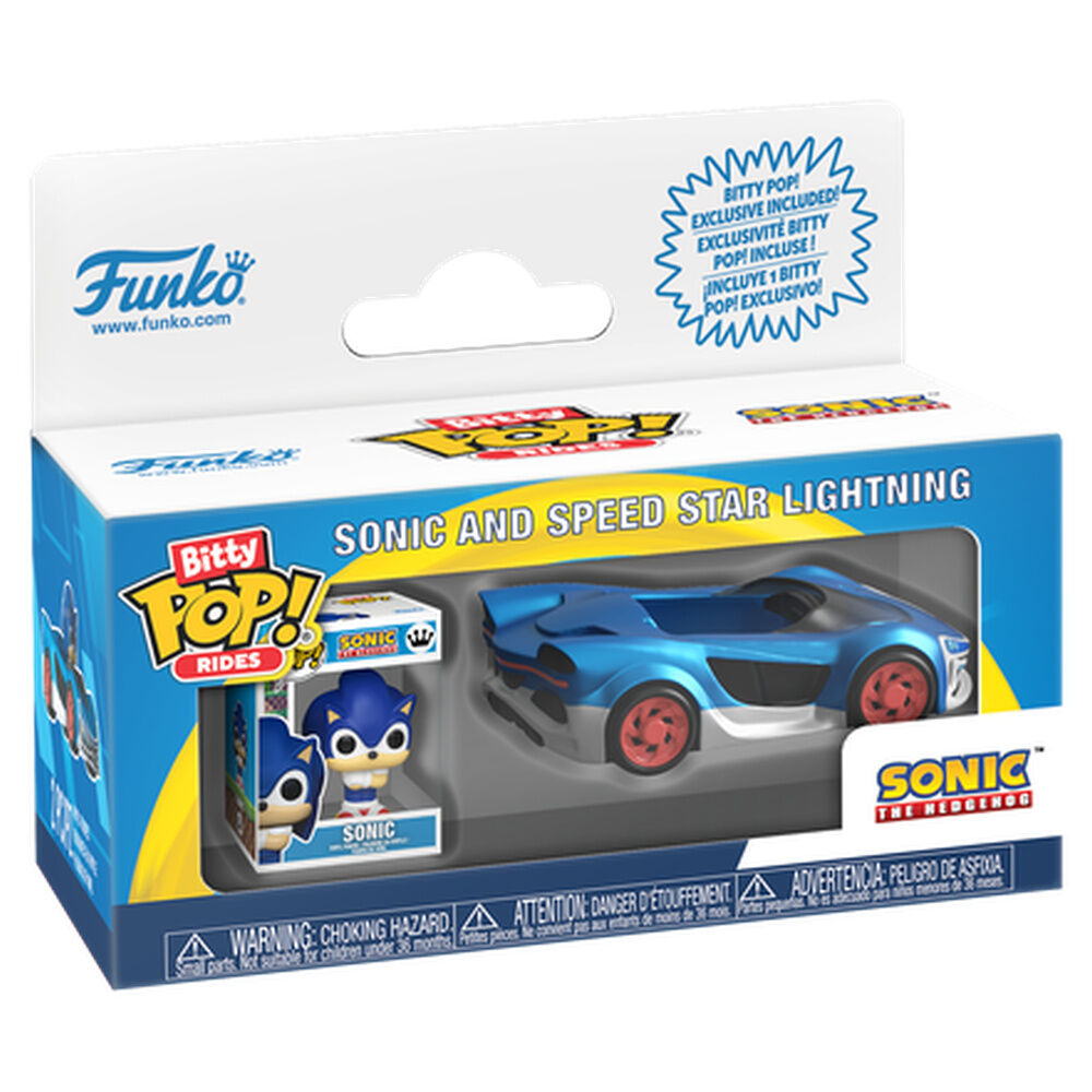 Sonic Bitty POP! Ride Vinyl Figura Speed Star w/Sonic 2,5 cm