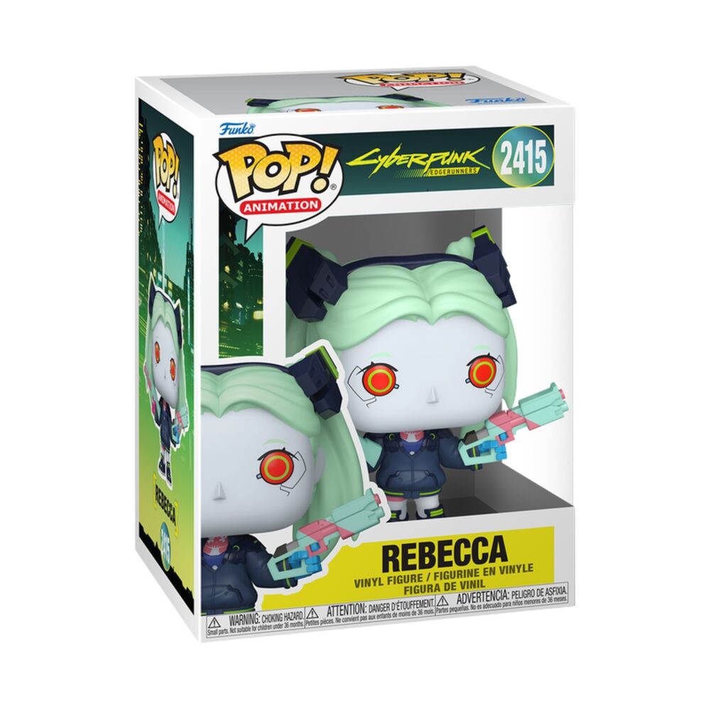 Cyberpunk Edgerunners Animation Figura POP! Vinyl Rebecca 9 cm