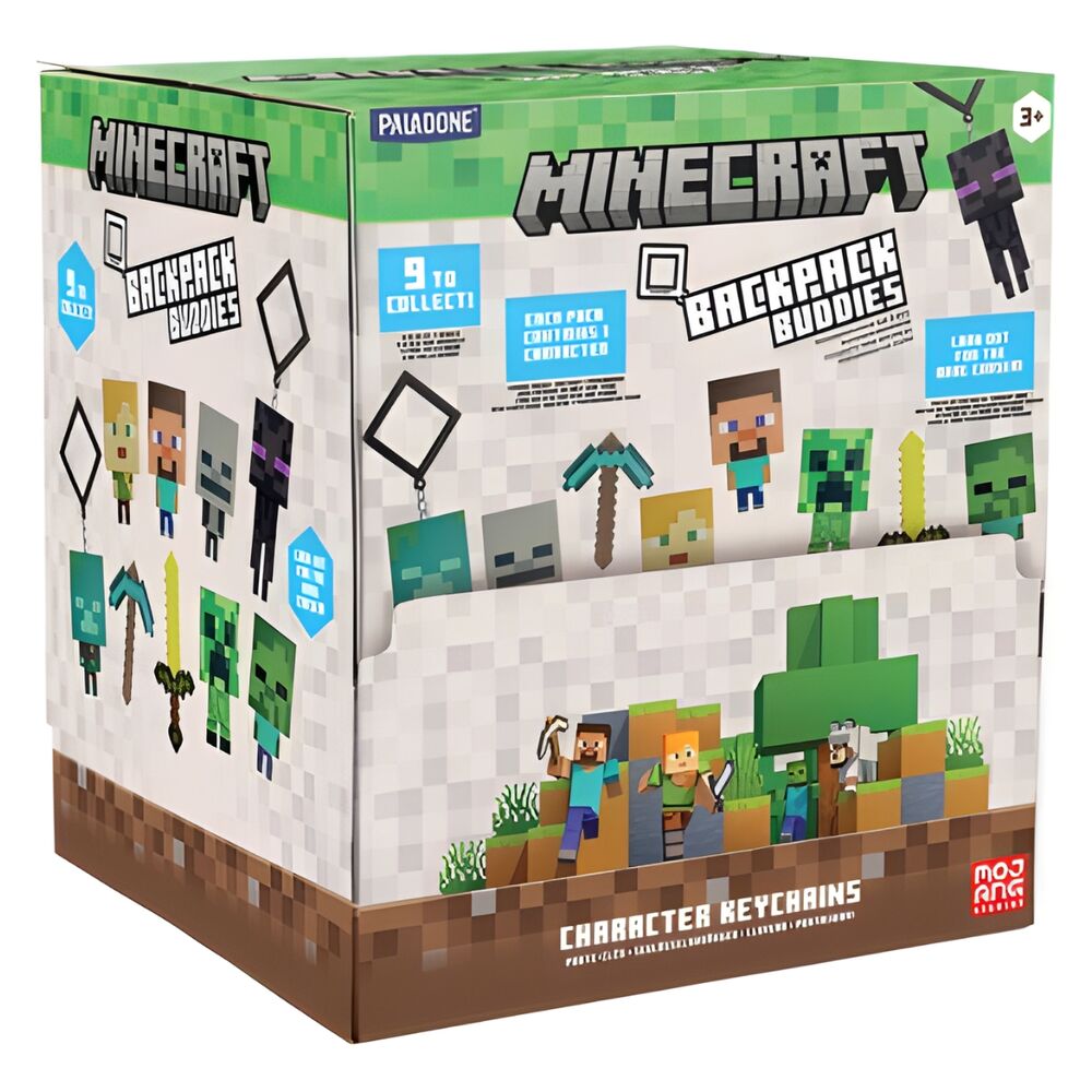 Minecraft Colgantes para maletas Mystery Bags Series 4 Exspositor (24)