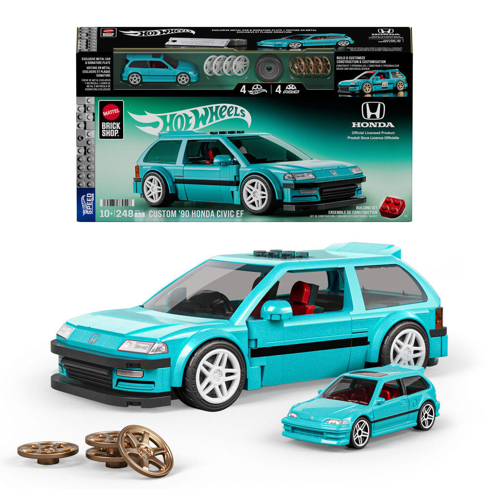 Set Construccion Speed HONDA Civic Hot Wheels Frikytopia