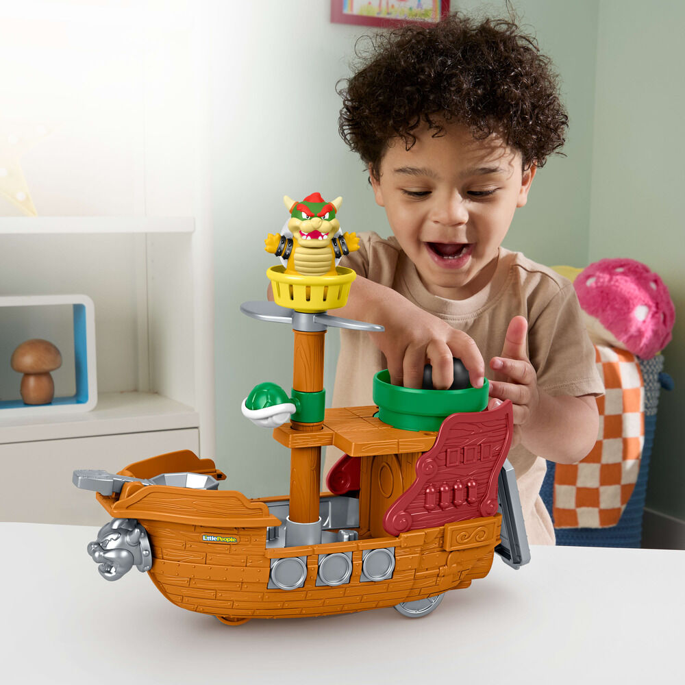 My Mario Little People Set de Juego Dirigible de Bowser