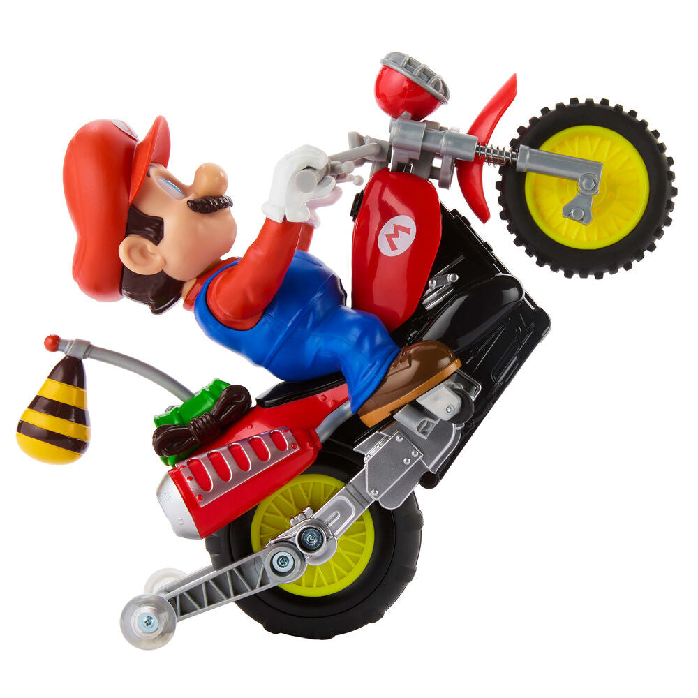 Super Mario Galaxy: la película Hot Wheels Vehículo Radiocontrol Mario Wheelie Motocross