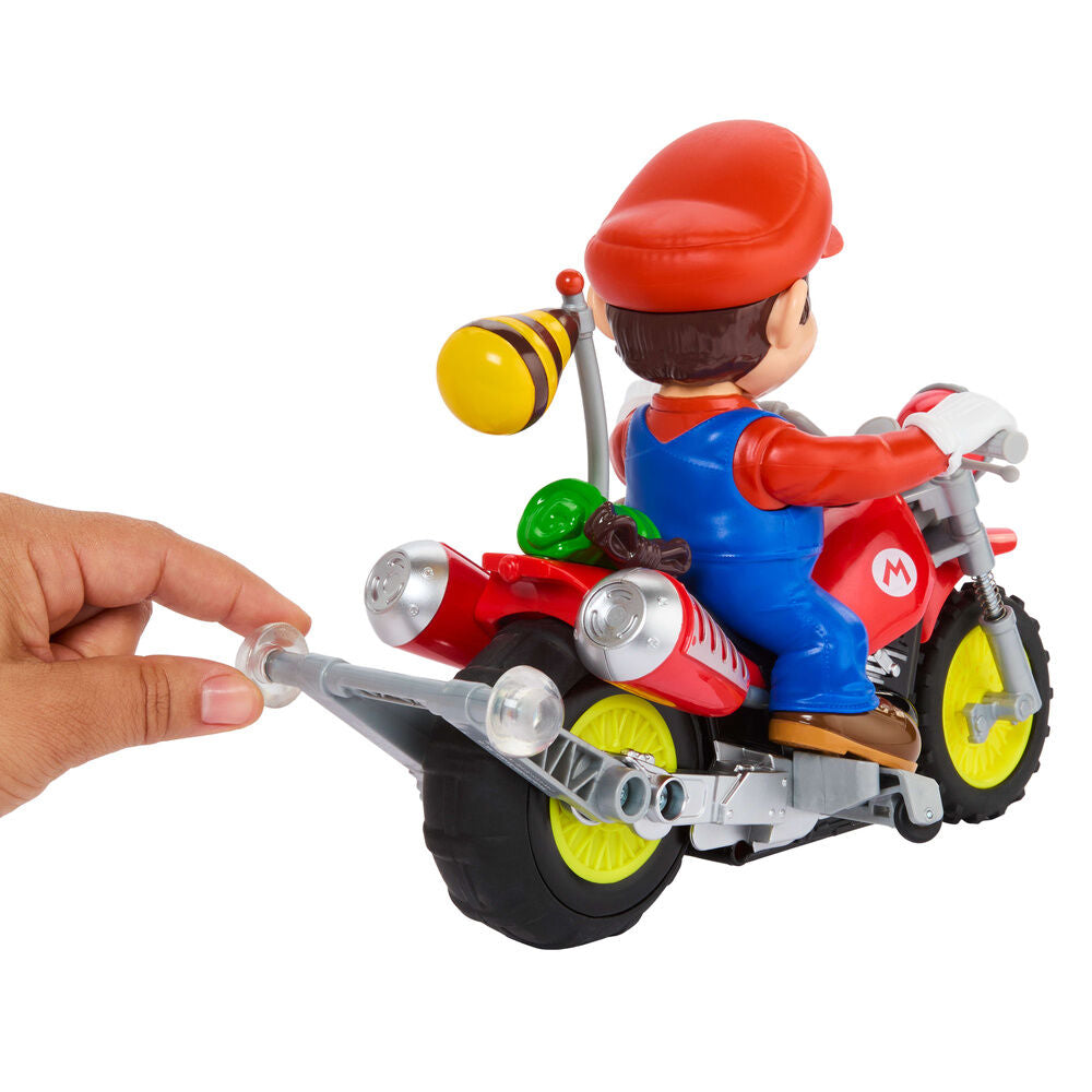 Super Mario Galaxy: la película Hot Wheels Vehículo Radiocontrol Mario Wheelie Motocross