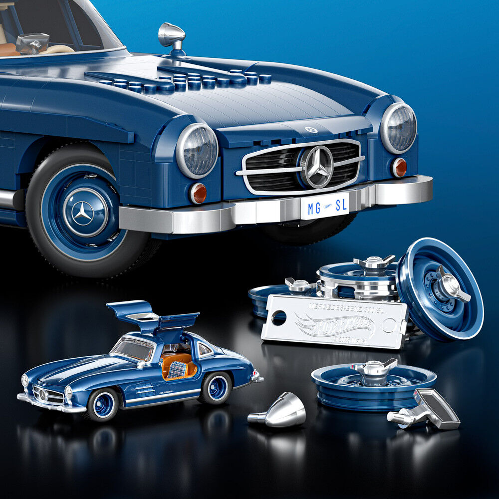 Set Construccion Premium Mercedes 300SL Hot Wheels