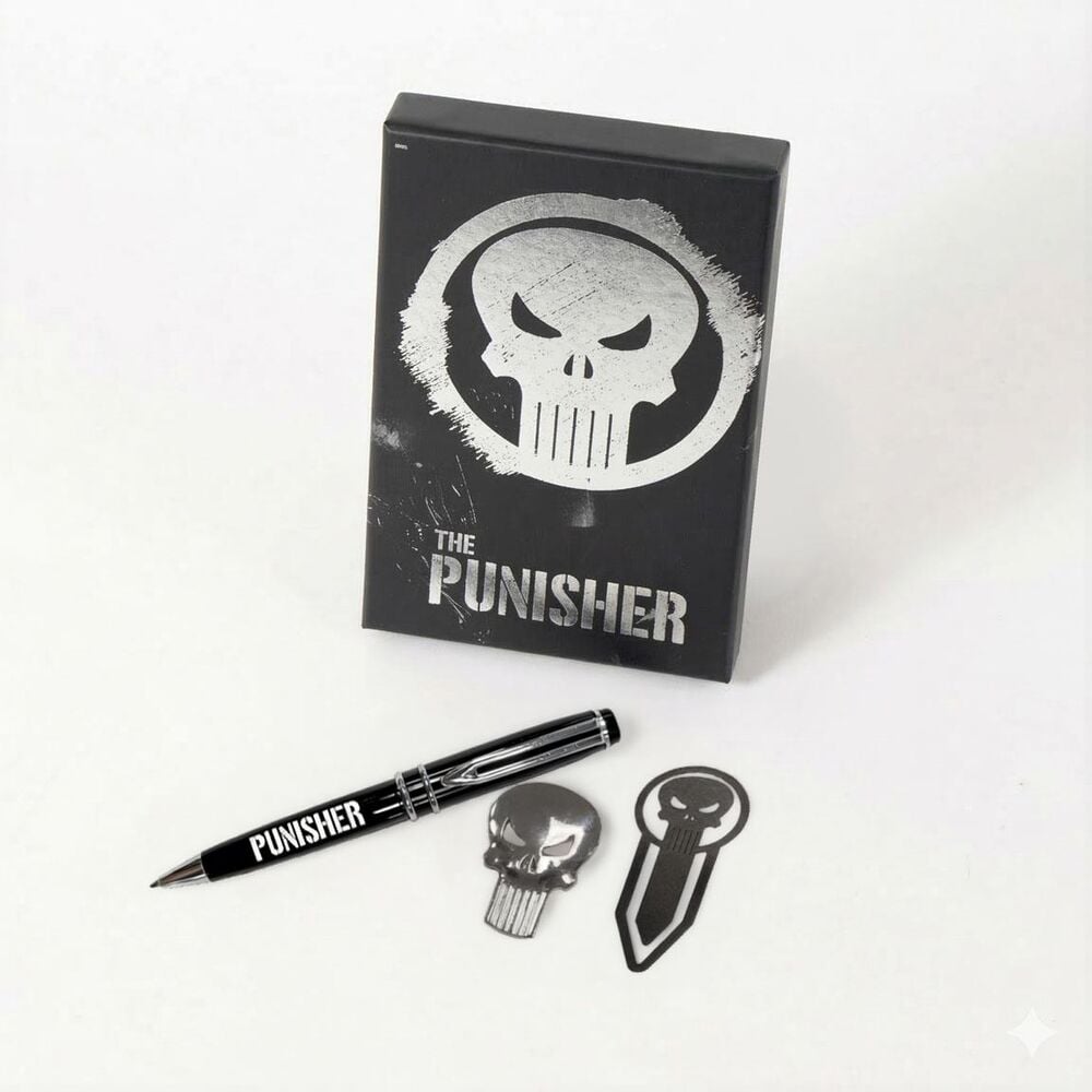 PUNISHER Bolígrafo BOOKMARK GIFT SET