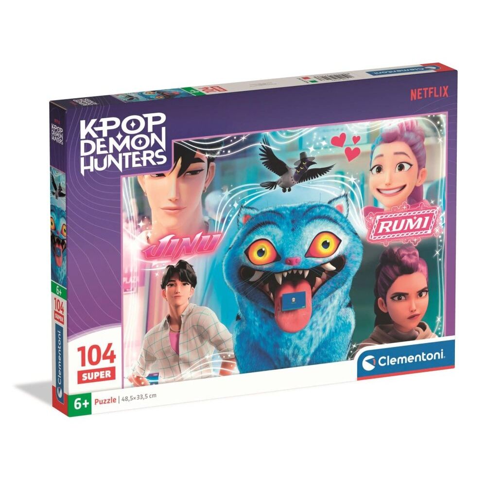 Puzzle 3 Super Kpop Demon Hunters 104pzs Frikytopia