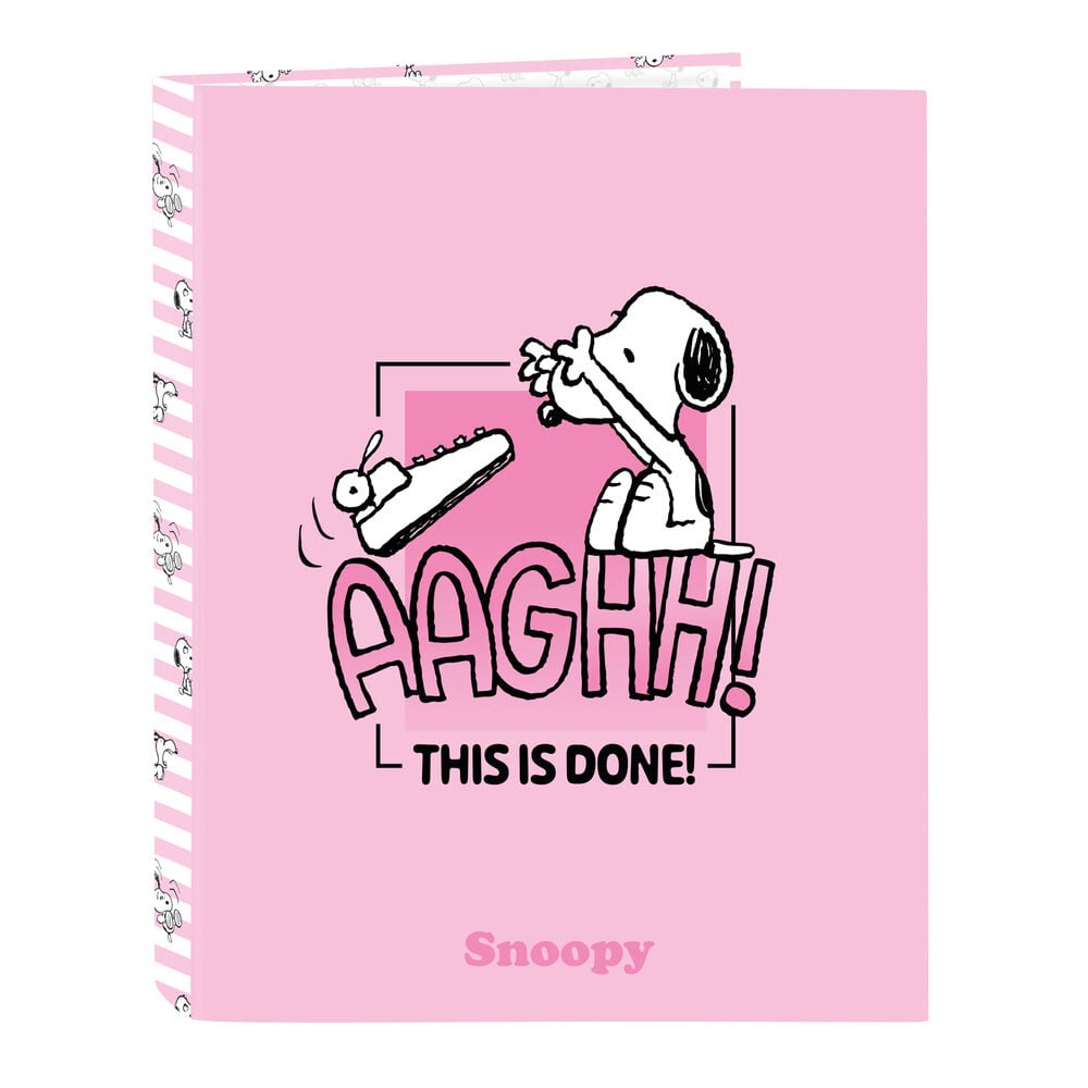Carpeta A4 anillas Snoopy Frikytopia