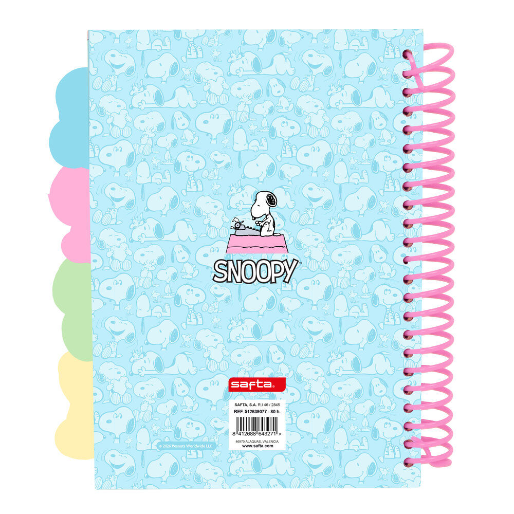 Cuaderno A5 Snoopy