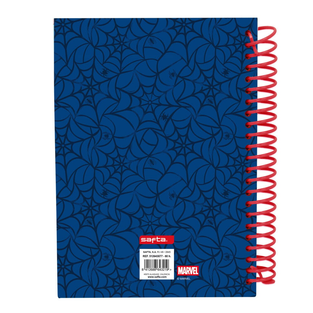 Cuaderno A5 Spiderman Marvel