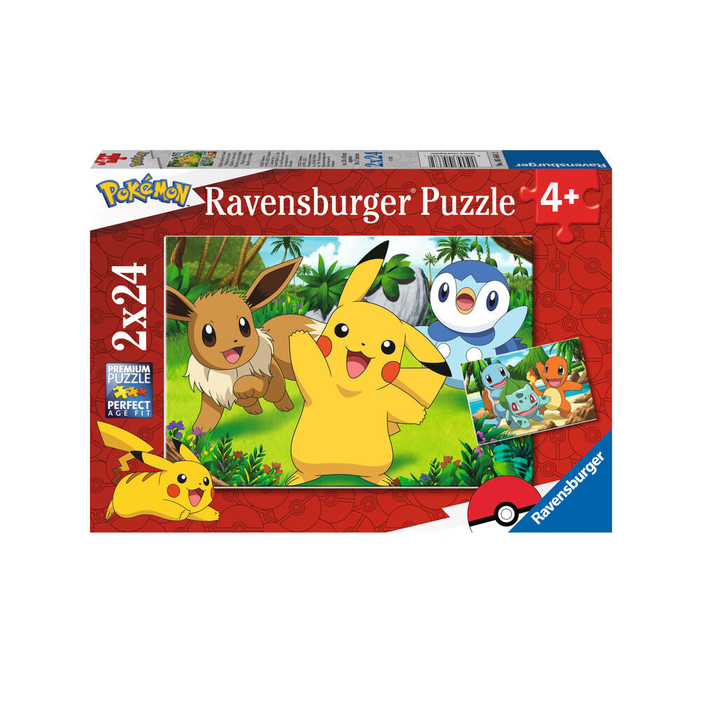 Puzzle Pokemon 2x24pzs Frikytopia