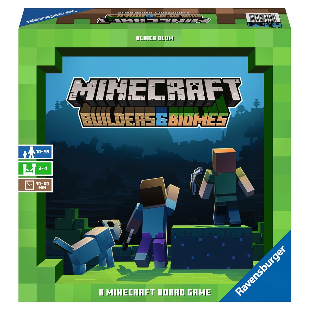 Juego de mesa Builders & Biomes Minecraft Frikytopia
