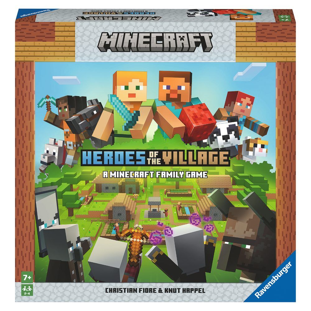 Juego de mesa Heroes of the Village Minecraft Frikytopia