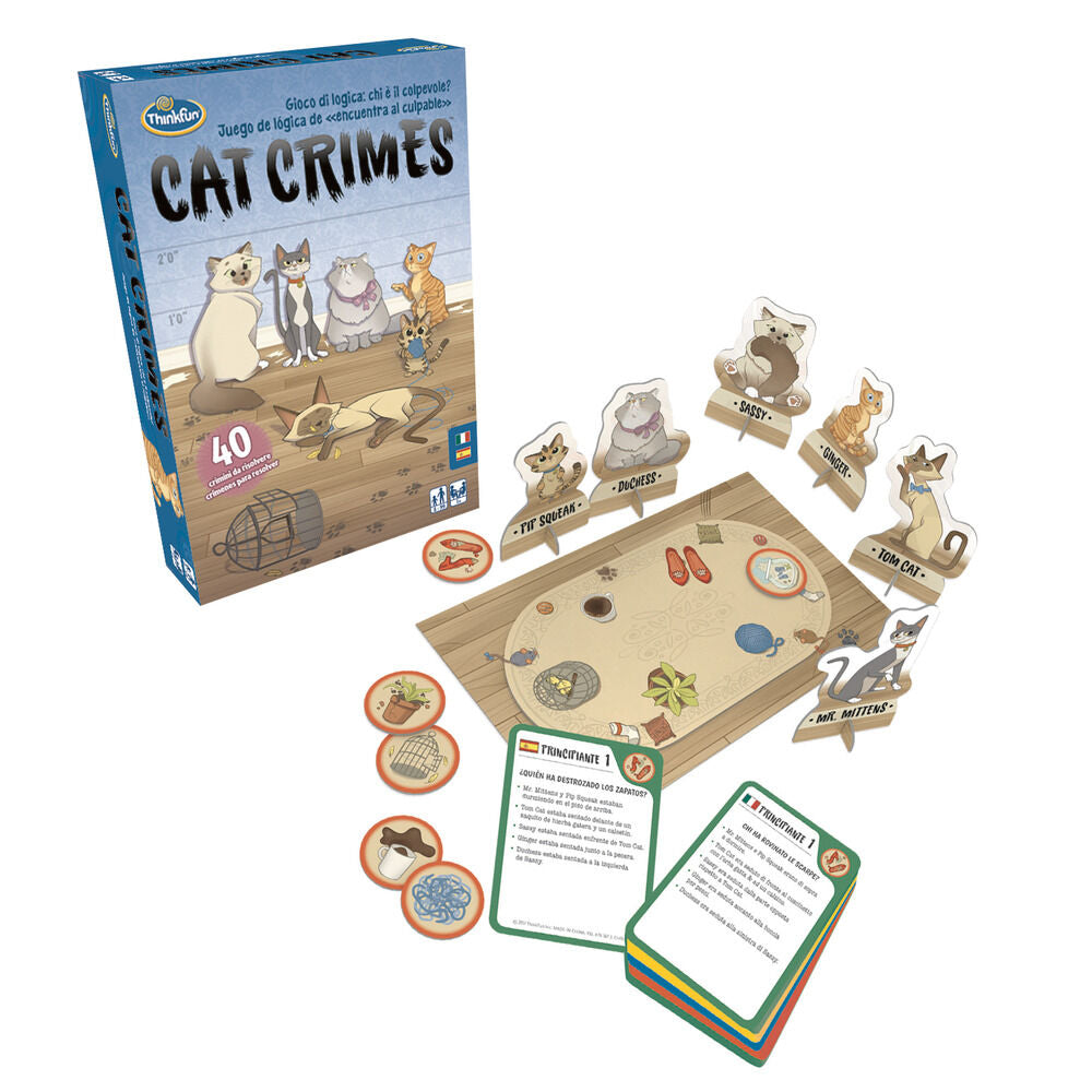 Juego de mesa Cat Crimes