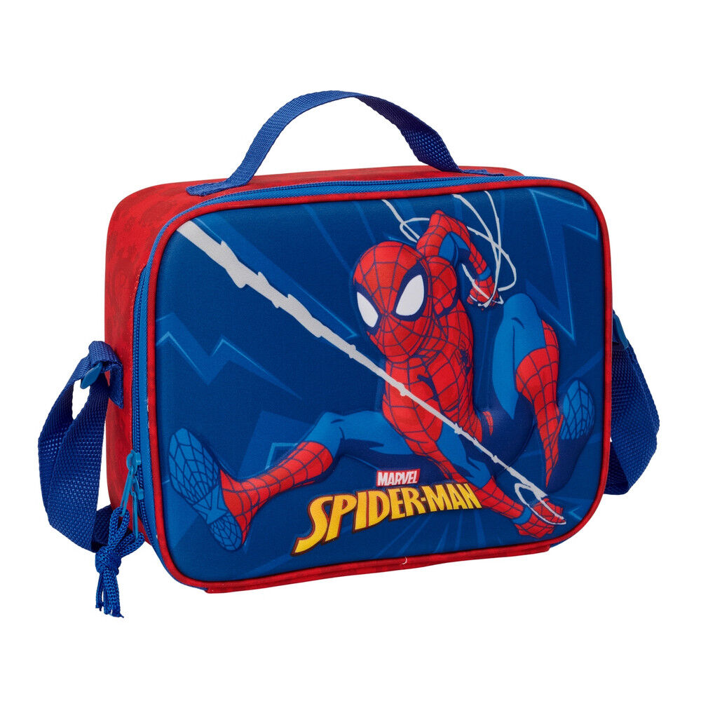 Bolsa portameriendas 3D Spiderman Marvel termica Frikytopia