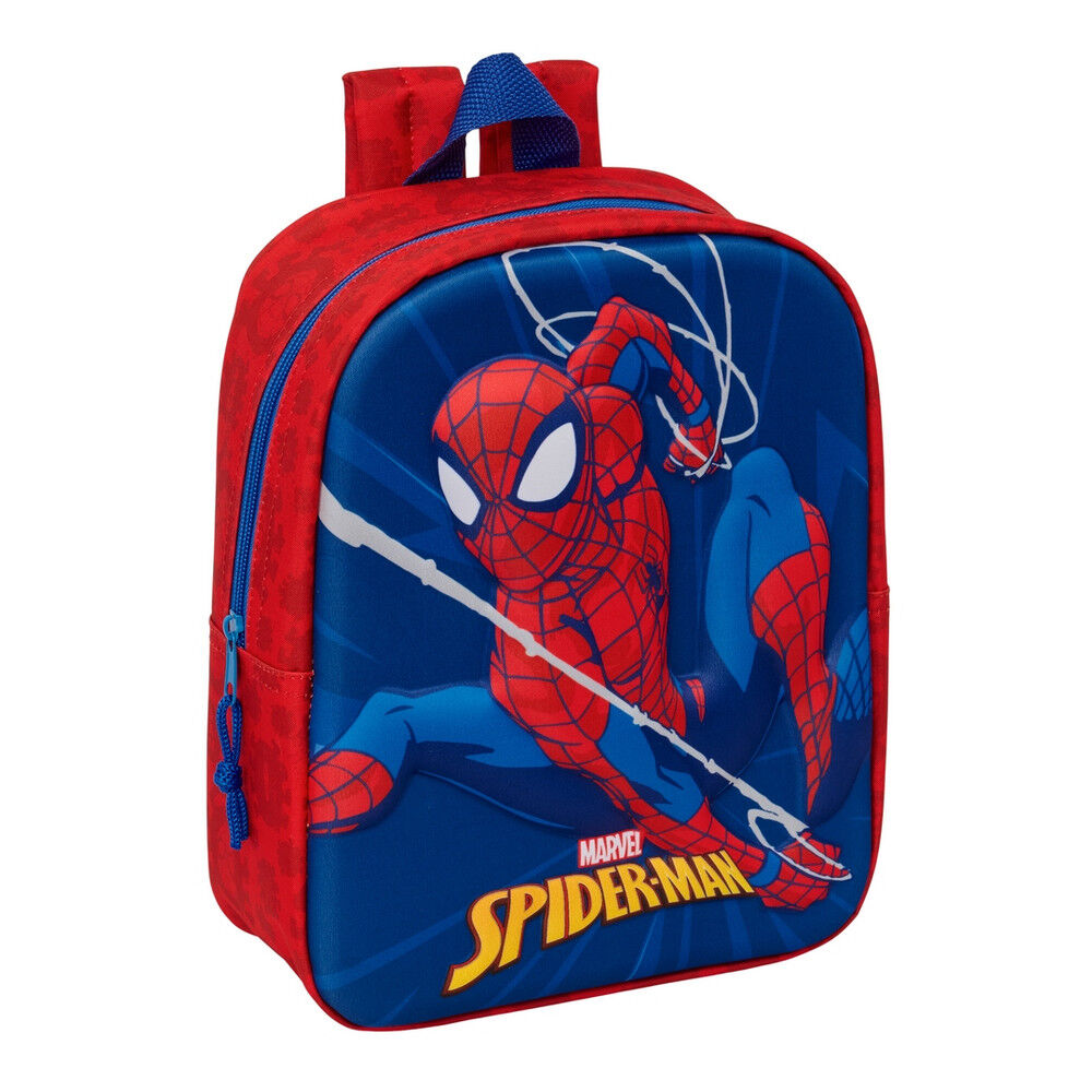 Mochila 3D Spiderman Marvel 27cm Frikytopia